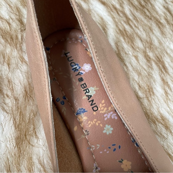 Lucky Brand Destrian2 square toe leather ballet flat - Picture 3 of 9